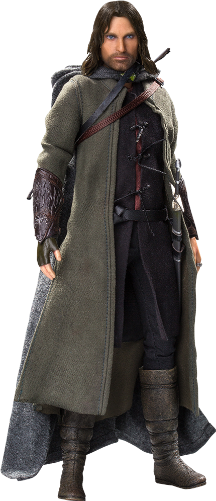 Aragorn Deluxe Collectible Figure (480x1000), Png Download