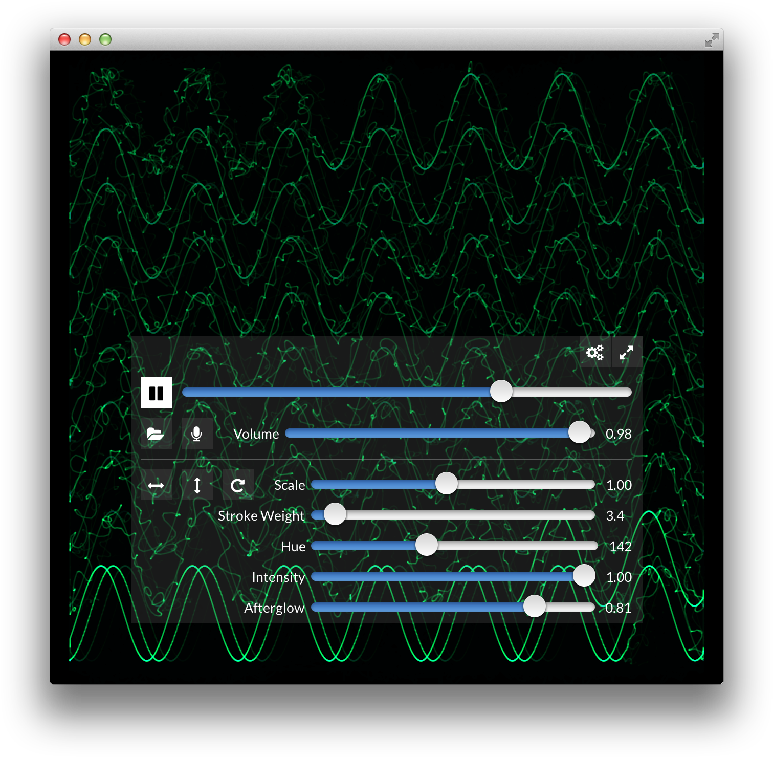A Software Oscilloscope Made For Looking At Music - Solution (1544x1510), Png Download