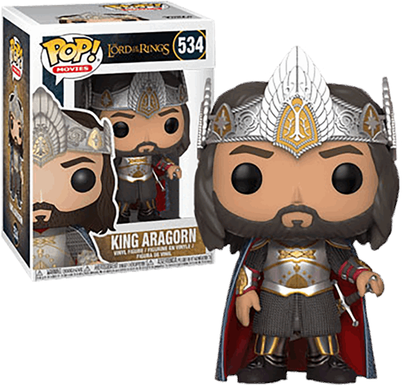 1 Of - King Aragorn Pop (600x600), Png Download