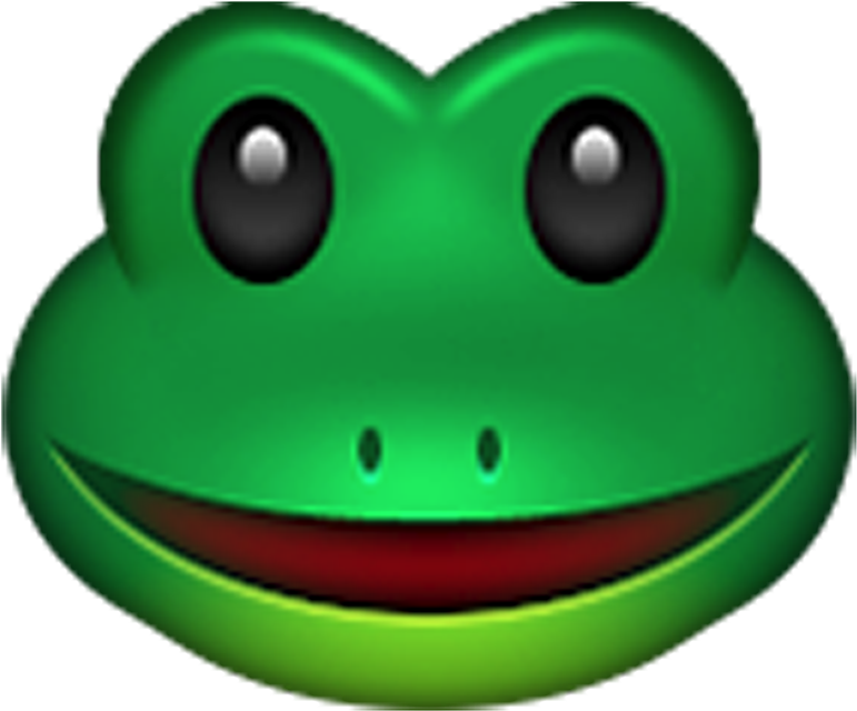 Frog Emoji Png (827x1070), Png Download