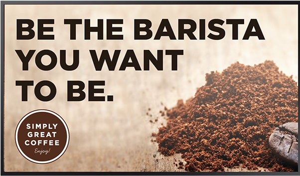 Crafted Concept Featuring A Burlap Background And Coffee - Poster (750x750), Png Download