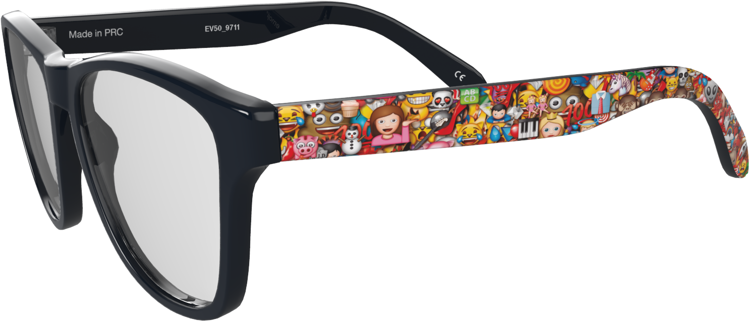 Atlas Total Custom Eyeglasses By Emoji® - Glasses (1920x1080), Png Download