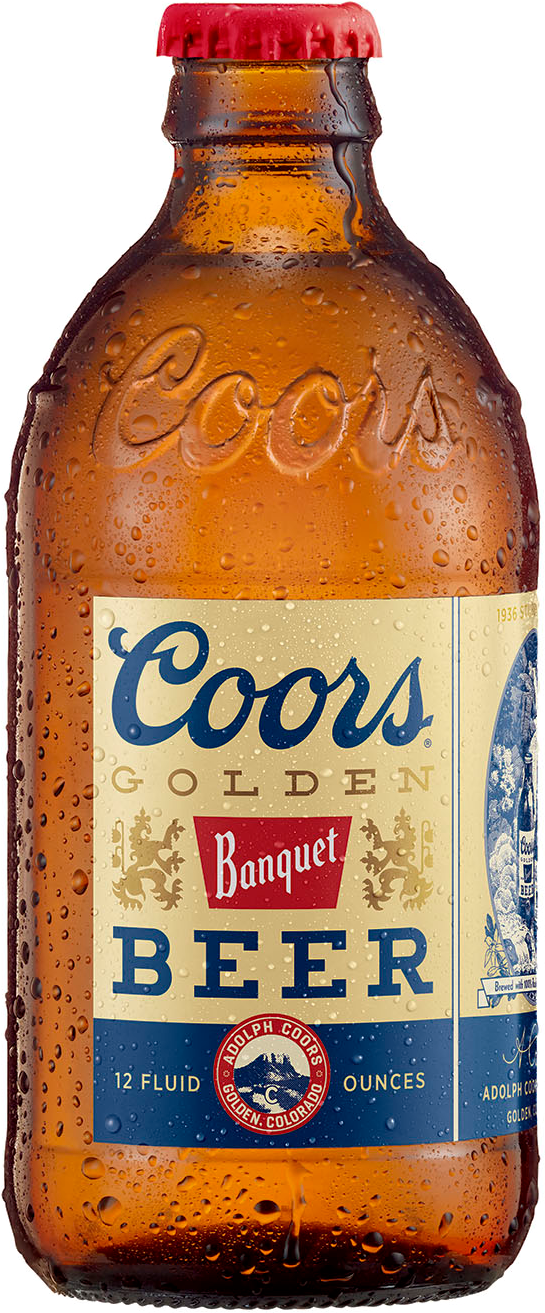 ‹back - Coors Banquet Beer 6-12 Fl. Oz. Bottles (596x1362), Png Download