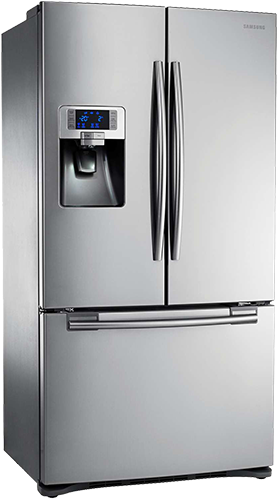 Servicio Técnico Samsung - Samsung Rfg23uers French Style Fridge Freezer Stainless (800x500), Png Download