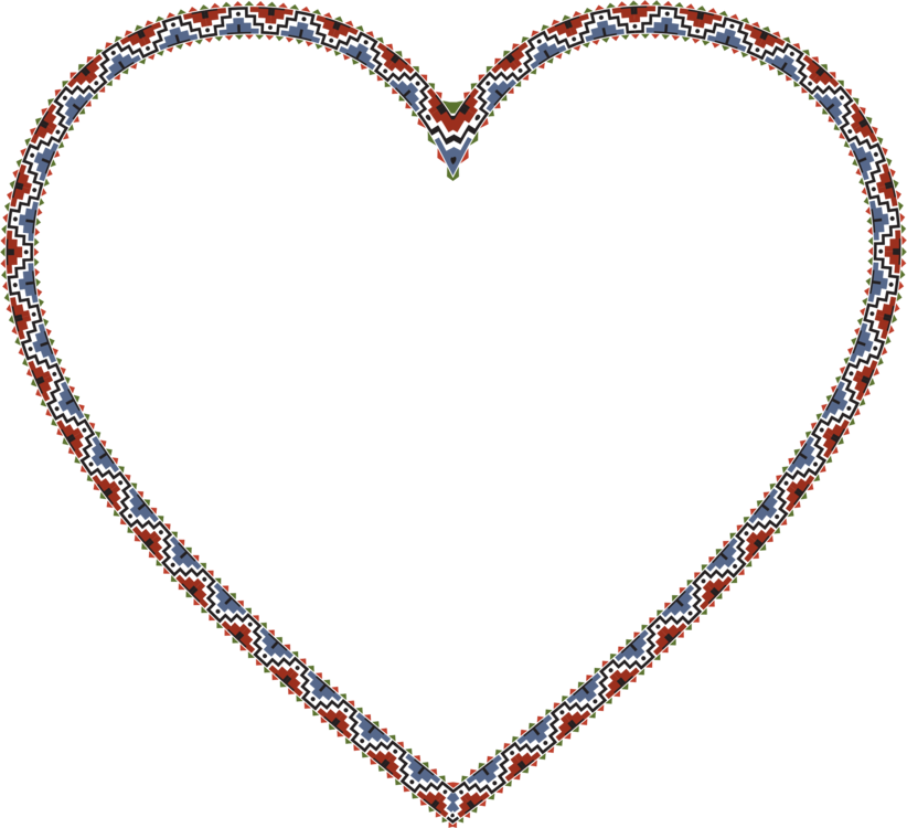 Computer Icons Heart User Interface Animation Drawing - Native American Heart Clip Art (822x750), Png Download
