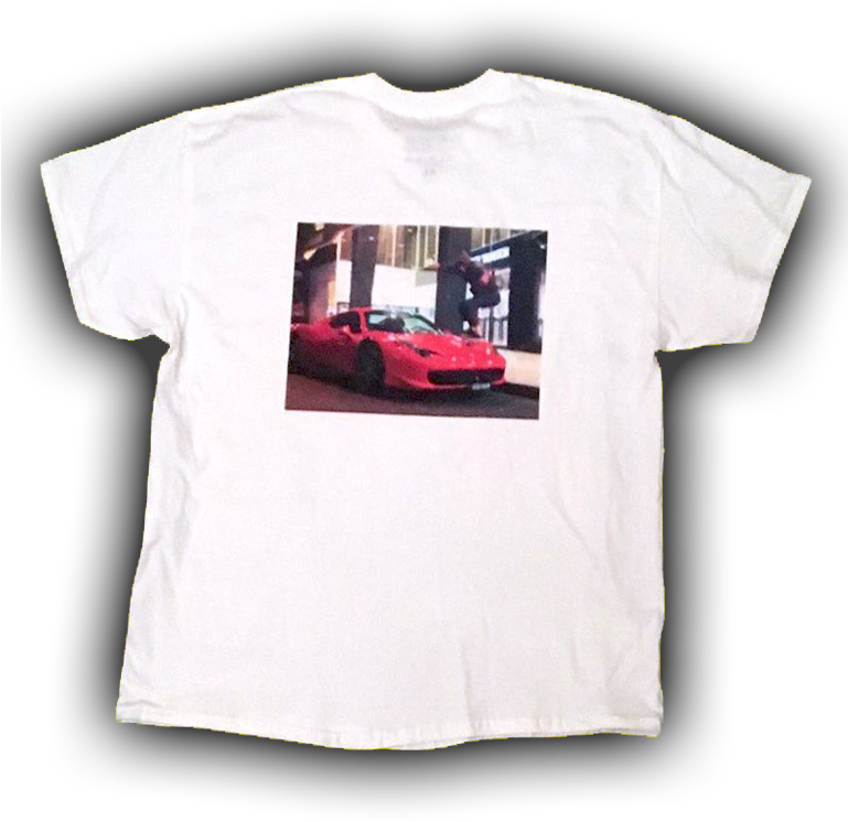 2000 "shrug" T-shirt *** White - T-shirt (768x768), Png Download
