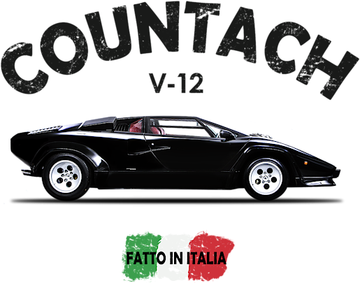Bleed Area May Not Be Visible - Icanvas 1982 Lamborghini Countach Lp500 S Art (600x600), Png Download