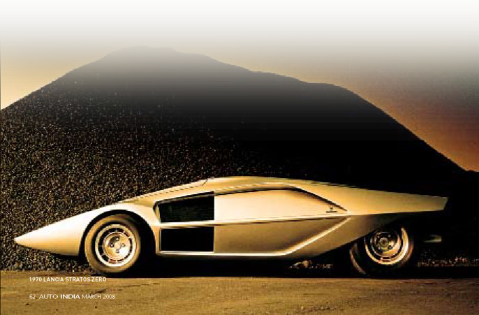 Gandinipage1-image - Lancia Stratos Sports Car (686x451), Png Download