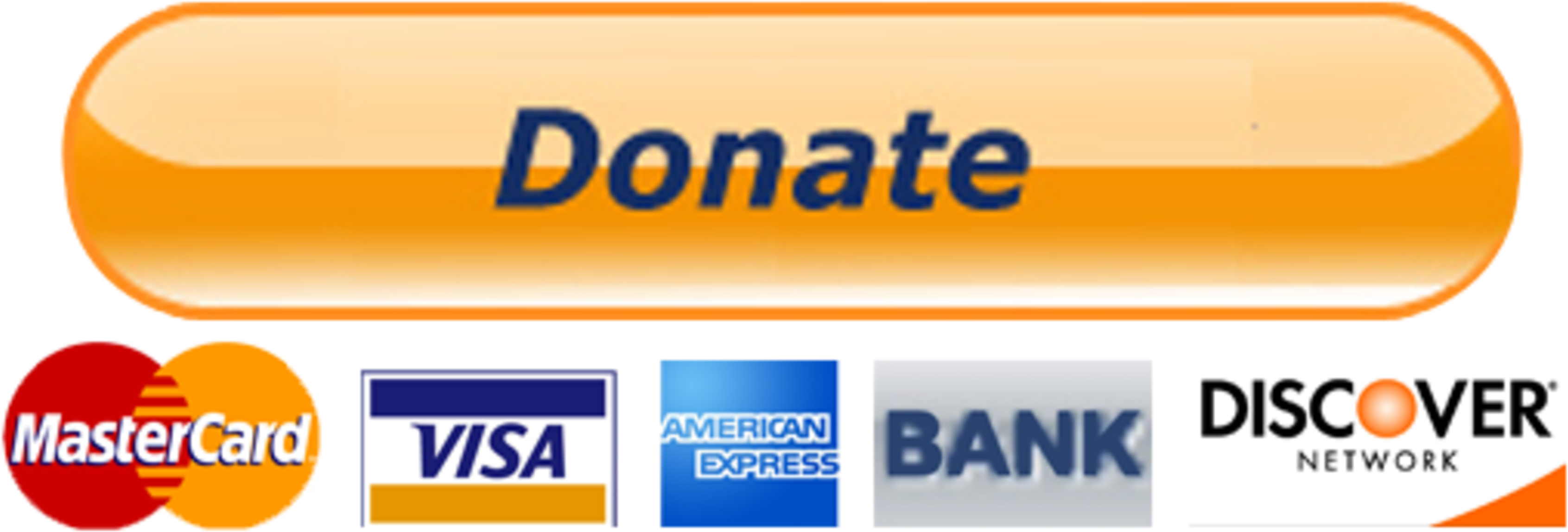 Projects And Initiatives - Big Paypal Donate Button (3421x1200), Png Download