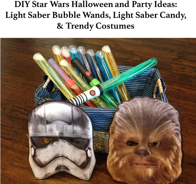 Diy Star Wars Light Sabers Using Bubble Wands - American Greetings Ag Star Wars 8 Ppr Mask (640x617), Png Download