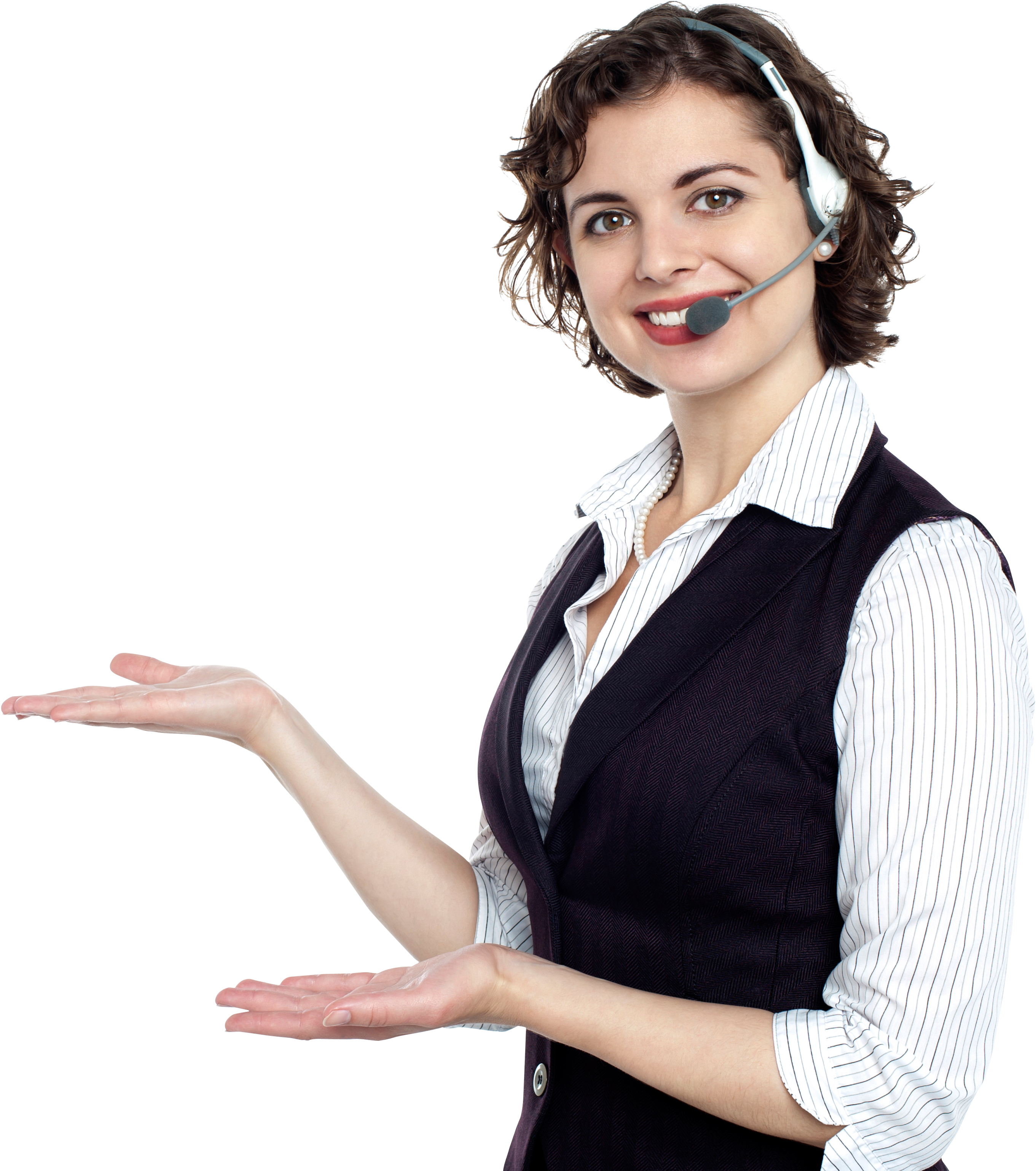 Women Pointing Left Free Png File - People Business Free Png (4809x3200), Png Download