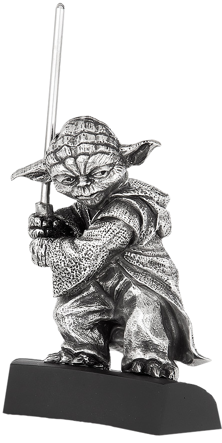 Yoda 5” Pewter Statue - Royal Selangor Star Wars Figurine, Yoda Small (459x887), Png Download