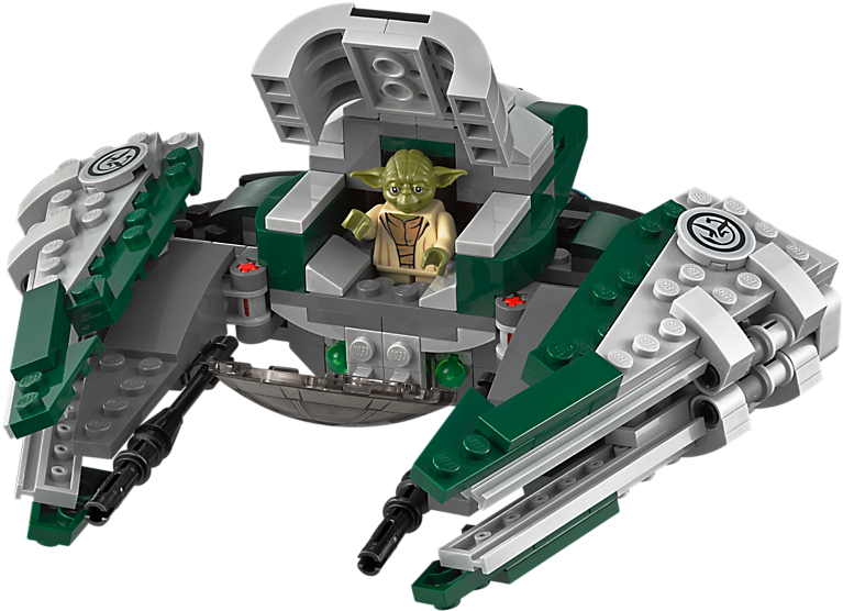 Yoda's Jedi Starfighter - Lego Star Wars Yoda's Jedi Starfighter 75168 (800x600), Png Download