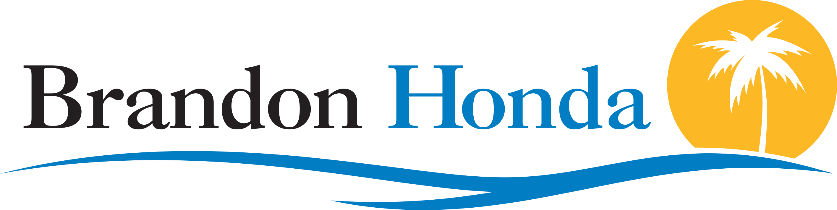Location - Brandon Honda Logo (2831x711), Png Download
