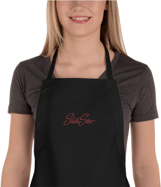 Embroidered Sharpie Slide Star Apron - Apron (600x600), Png Download