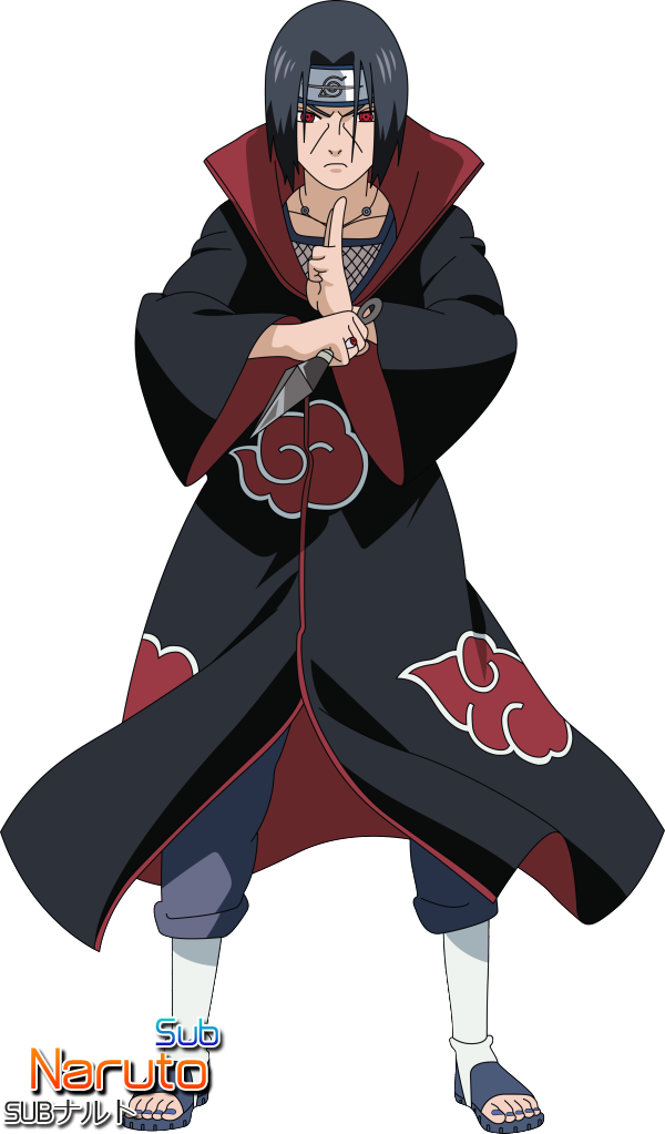 Itachi Uchiha Foi Um Anbu De Konohagakure Do Famoso - Itachi Render (600x1023), Png Download