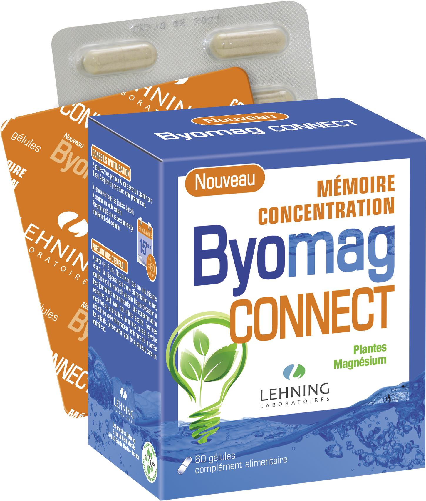 Byomag Connect Gauche - Laboratoires Lehning (1596x1779), Png Download