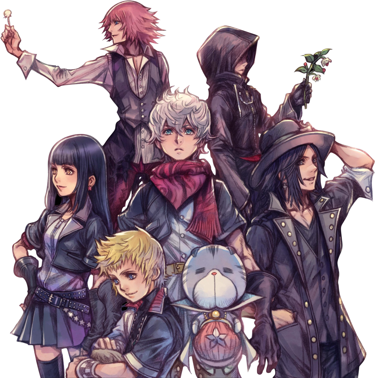 Kingdom Hearts Artwork (1280x1325), Png Download