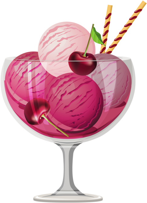 Фото, Автор Lady - Transparent Ice Cream Cup Clipart (524x711), Png Download