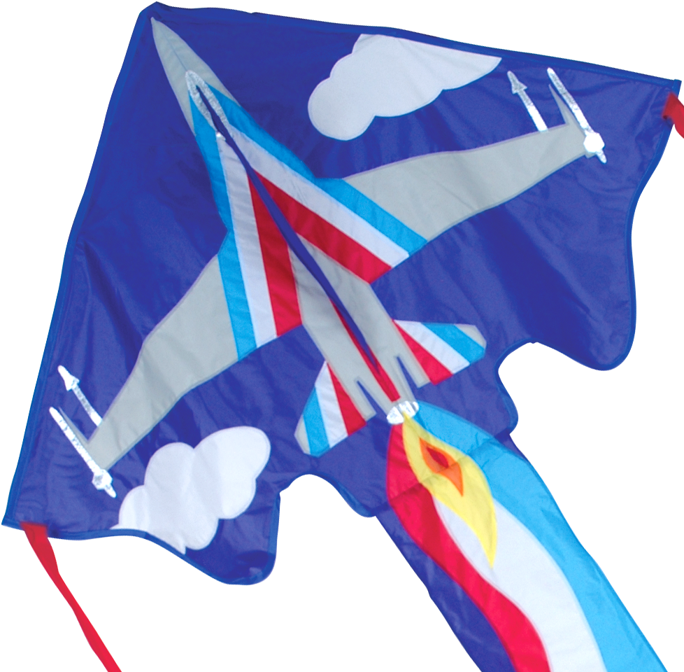 Large Easy Flyer Kite - Premier Kites 46in F-16 - Large Easy Flyer Kite (1024x1024), Png Download