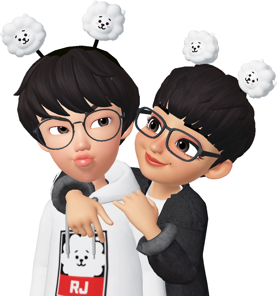 Im So Late But Look How Cute Me And Jin Look (1024x1024), Png Download