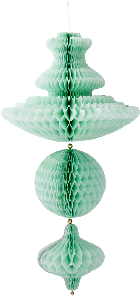 Green Honeycomb Hanging Paper Decoration Rice Dk - Large Pastel Green Honeycomb Hanging Decoration By (1024x1024), Png Download