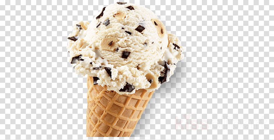 Chocolate Chip Ice Cream Cone Clipart Ice Cream Cones - Clip Art (900x460), Png Download