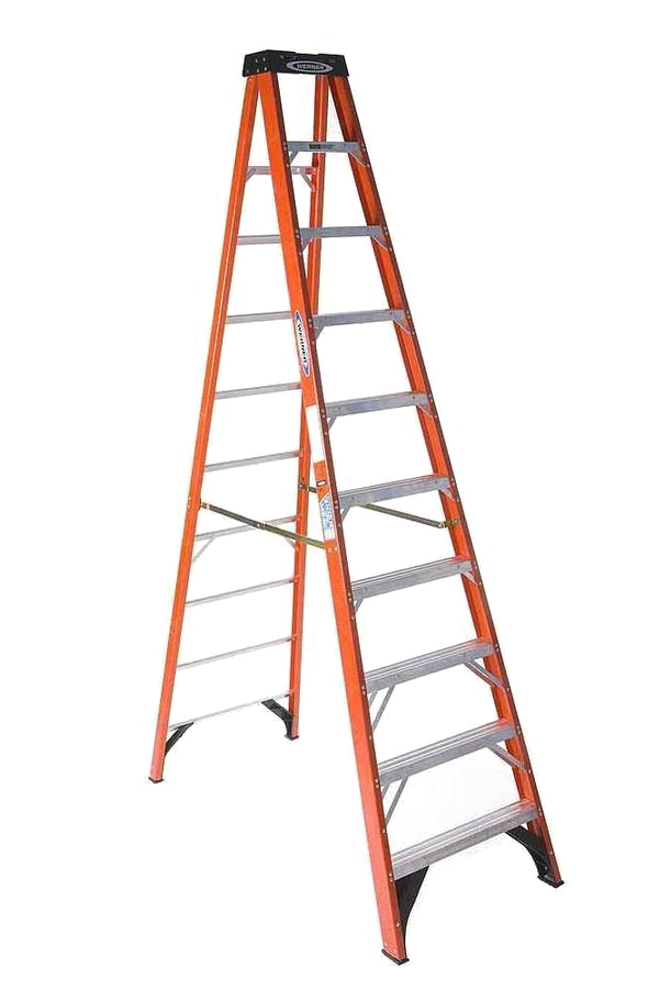 Step Ladder Download Png Image - Werner Nxt1a10 10 Ft Type Ia Fiberglass Single Sided (900x900), Png Download