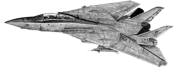 Bleed Area May Not Be Visible - F-14b (600x300), Png Download