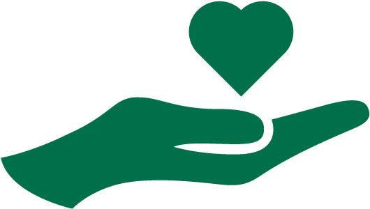 Last Year, Delta Students Spent Thousands Of Volunteer - Hand Green Logo Png (600x450), Png Download