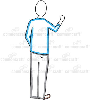 Carl Back Hand Up - Mastery Learning (400x400), Png Download