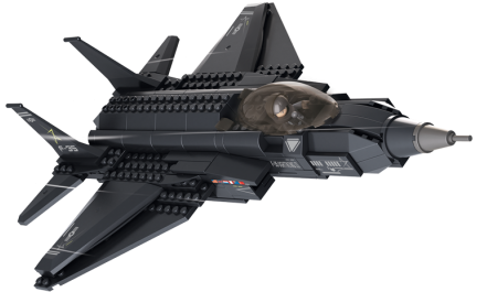 Sluban Fighter Jet M38-b0510 - M38 B0510 (500x343), Png Download