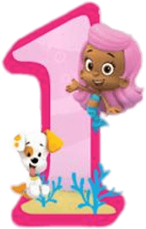 Count With The Bubble Guppies - Bubble Guppies Molly Personalized Custom Shirt Or Onesie (400x400), Png Download