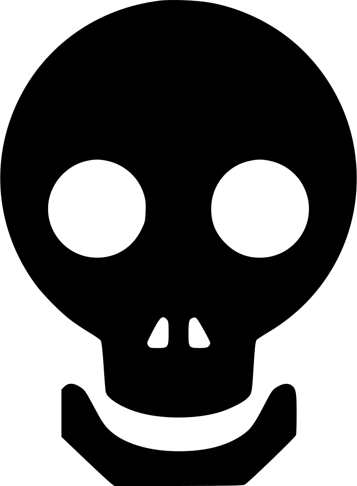 Halloween Dead Face Horror Skull Tattoo Zombie Comments - Scalable Vector Graphics (720x980), Png Download