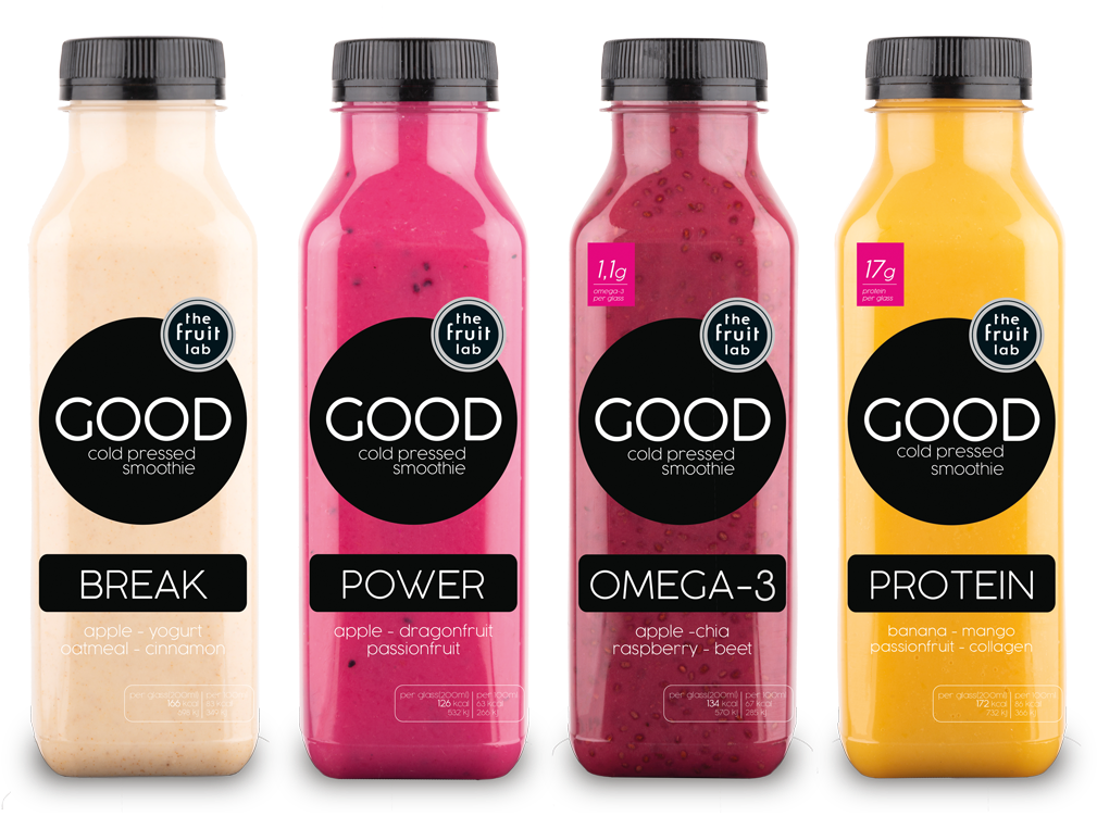 Good Smoothies By The Fruit Lab - Smoothie (1181x750), Png Download