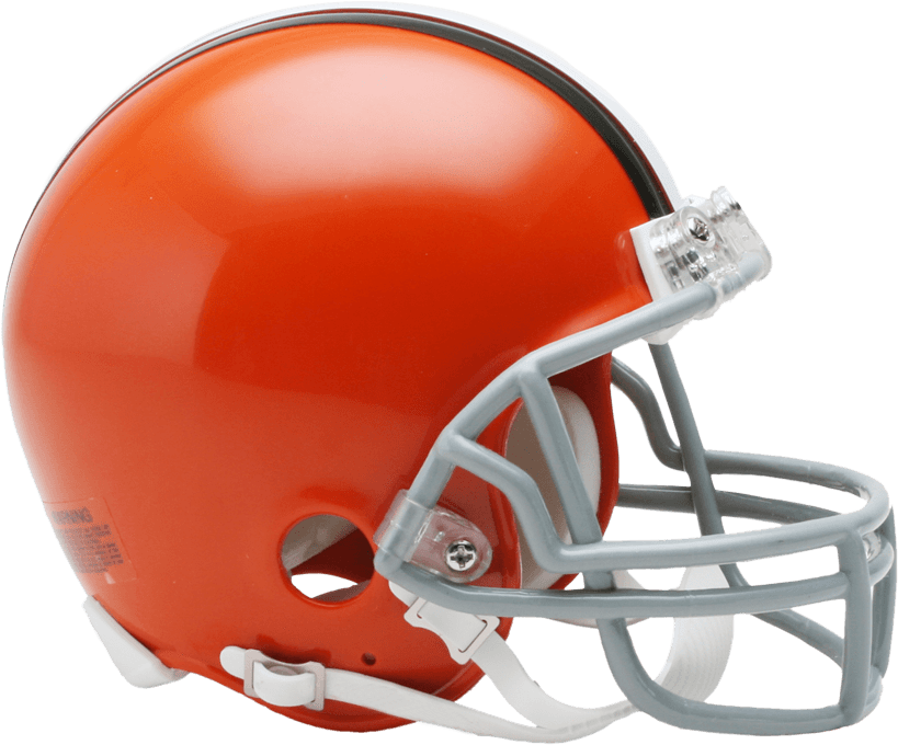Cleveland Browns Helmet - Cleveland Browns Nfl Mini Helmet (replica Mini Helmet) (900x812), Png Download