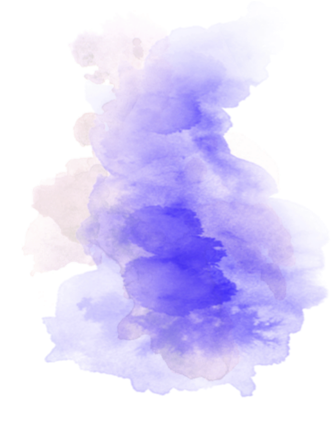 Ftestickers Background Clouds Smoke Colors Purple Blue - Blue (1024x1024), Png Download