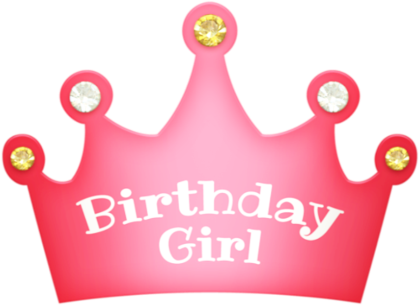 Birthday Girl Crownfreetoedit - Portable Network Graphics (999x806), Png Download
