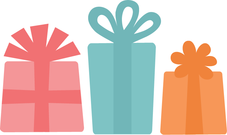 Jpg Transparent Library Presents Files Cuts Cute Svgs - Birthday Presents (741x441), Png Download