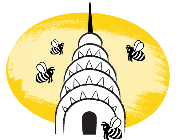 Pin By Melissa Bolotow On Honey Bee Landing - Honey Bee (600x460), Png Download