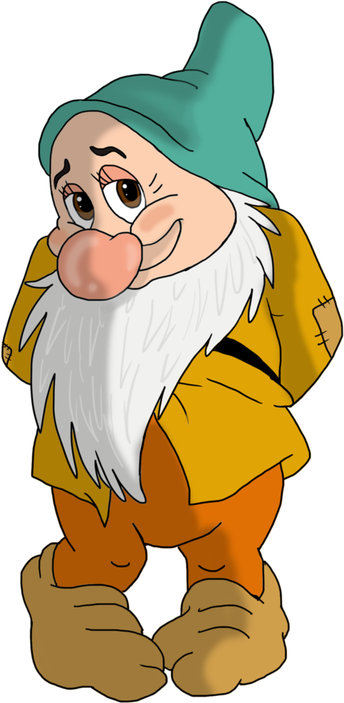 Drawing Dwarves Seven Dwarfs - Bashful Dwarf (730x1095), Png Download