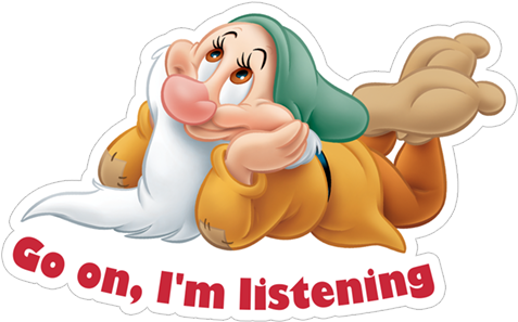 Viber Sticker «snow White And The Seven Dwarfs» - Snow White And The Seven Dwarfs (490x317), Png Download