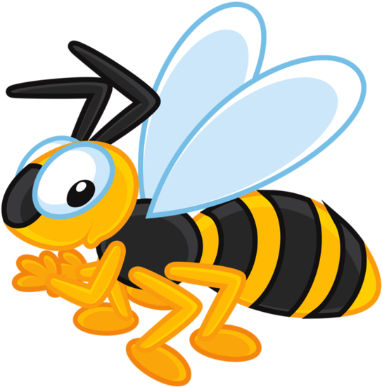 Honey Bee Clip Art - Пчела Для Детей (600x597), Png Download