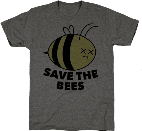 Save The Bees Mens T-shirt - Catch A Predator Shirt (484x484), Png Download