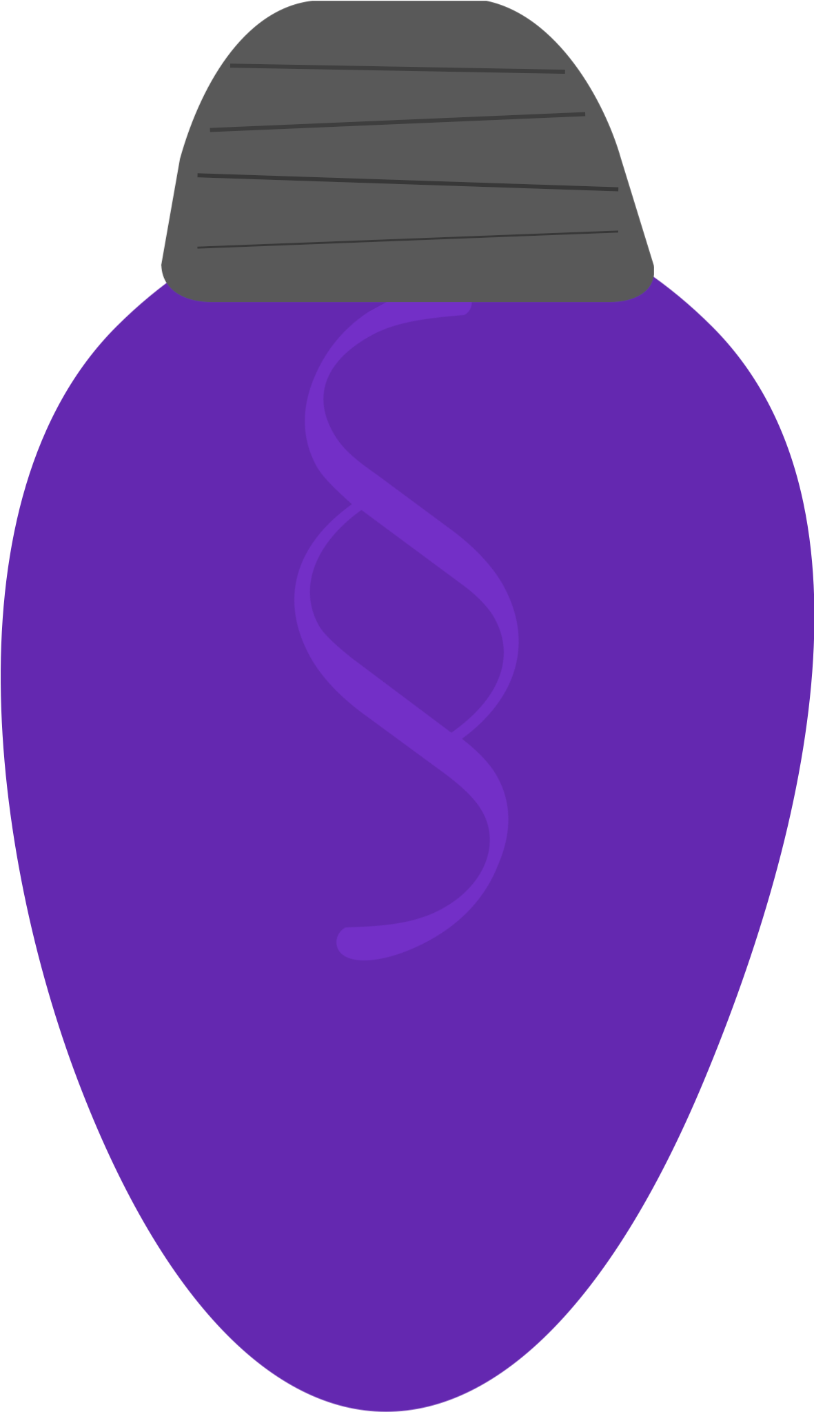 Christmas Light Printable Purple - Holiday (1250x2125), Png Download