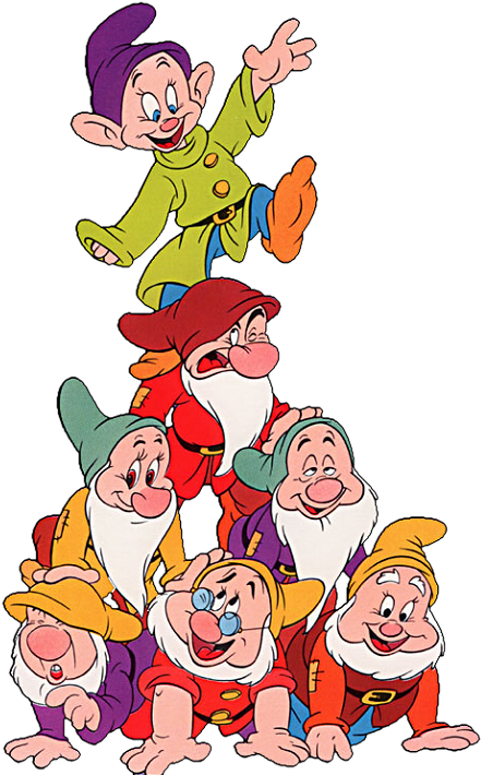 Snow White Backgrounds, Snow White And The Seven Dwarfs - Seven Dwarfs (500x734), Png Download