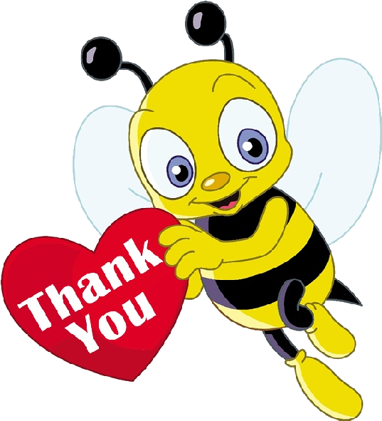 Honey Bee's - Cute Bee Cartoon (600x600), Png Download