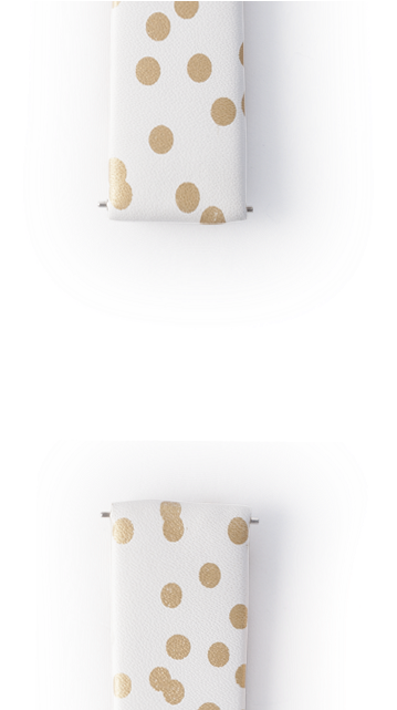 Gold Polka Dot Strap - Polka Dot (396x640), Png Download