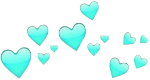 Report Abuse - Blue Heart Crown Png (513x274), Png Download