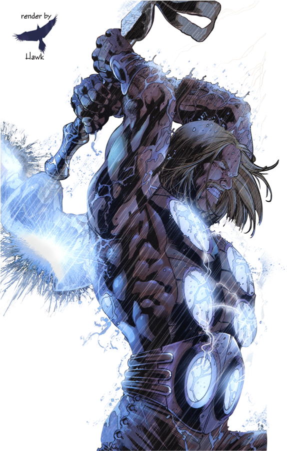 Ultimate Team Vs Super Team - Ultimate Thor Marvel Comics (600x900), Png Download